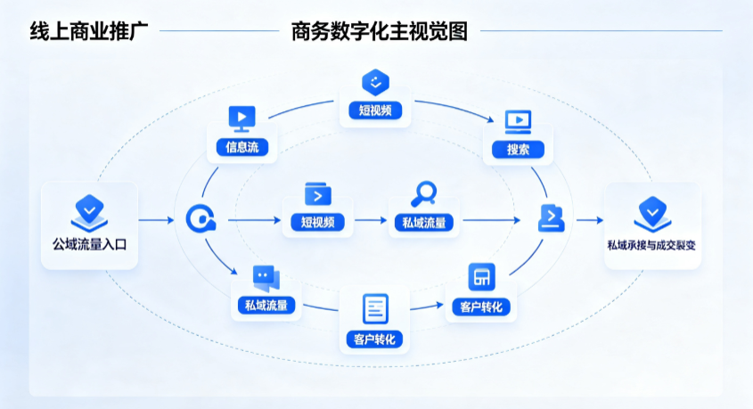 旬邑县线上商业推广怎么做？全域流量闭环搭建与低成本转化实战指南